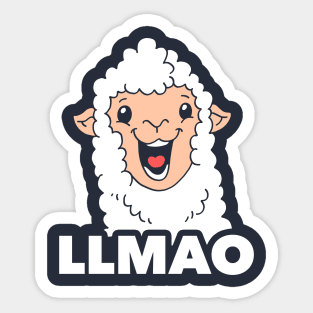 Llmao Sticker